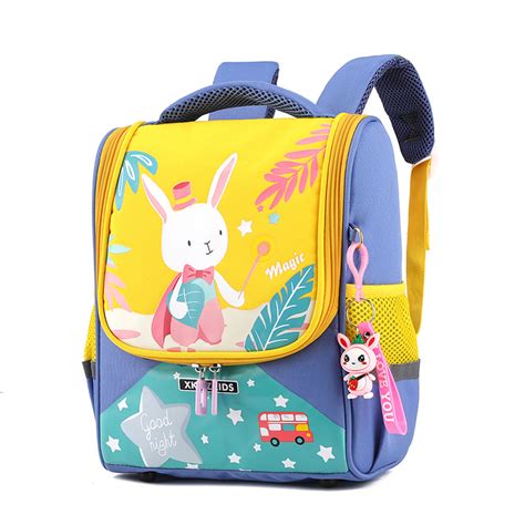 Cute Rabbit Baby Girls Backpacks High Quality Kindergarten Schoolbag