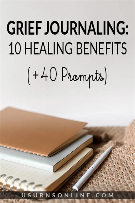 Grief Journaling 10 Healing Benefits 40 Prompts Urns Online