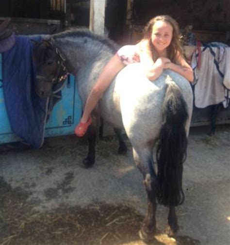 Schoolgirl Takes Her Pony Out To Swim But Watches In Horror As It