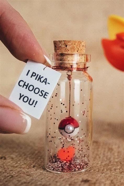Romantic homemade gift ideas for girlfriend. Boyfriend Gift Pokemon go lovers gift Girlfriend Gift ...