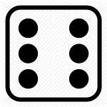 Clipart Dice Six Number Transparent Roll Icon