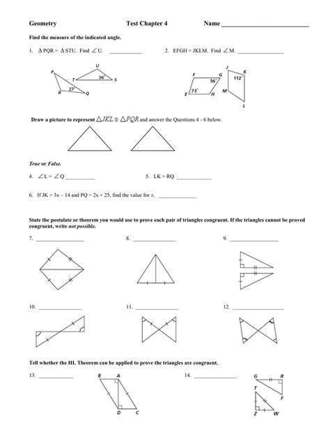 End Of Semester Test Geometry Test Answers Chapter 11 Test Form 1