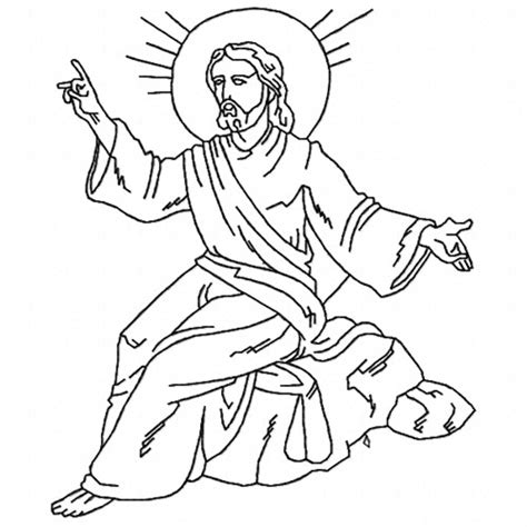 Jesus Outline Drawing At Explore Collection Of