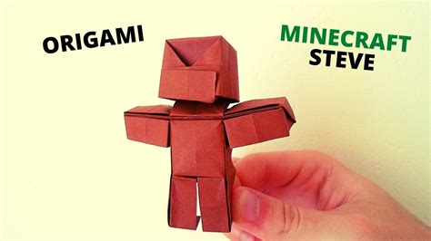 Origami Steve Minecraft Hareru Youtube