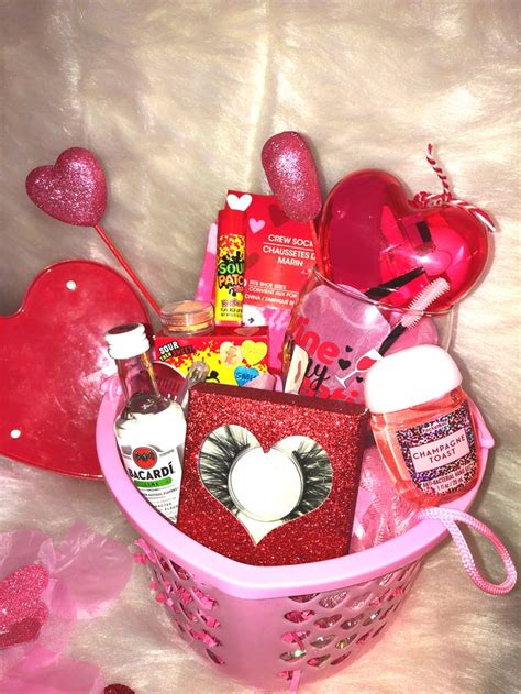 Valentines Day Lash Basket Girl Gift Baskets Valentine Gift Baskets