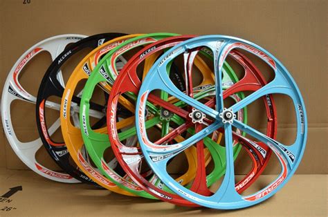 26 Mtb Mountain Bike Mag Wheel Set Wheelset Rims Disc Brake 8910