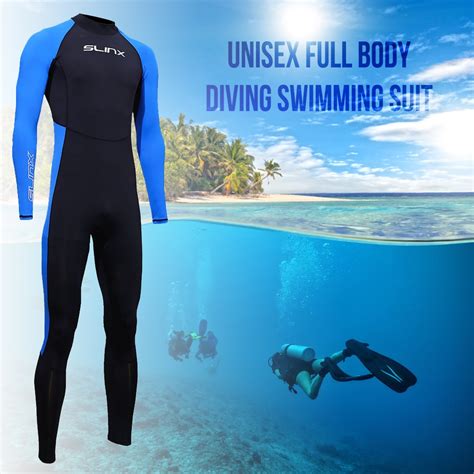 SLINX Unisex Full Body Diving Suit Men Women Scuba Diving Wetsuit