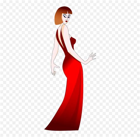 Woman In Red Dress Clipart Free Download Transparent Png Red Dress