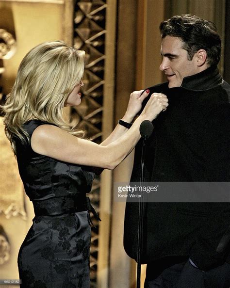 Reese Witherspoon And Joaquin Phoenix Joke On Stage During I Walk The Line A Night For Johnny