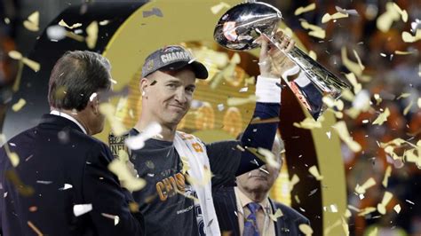 Peyton Manning Rides Off Into The Nfl Sunset As Denver Broncos Win