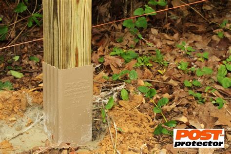 Post Protector Post Sleeves For Fence Posts Providing Protection From