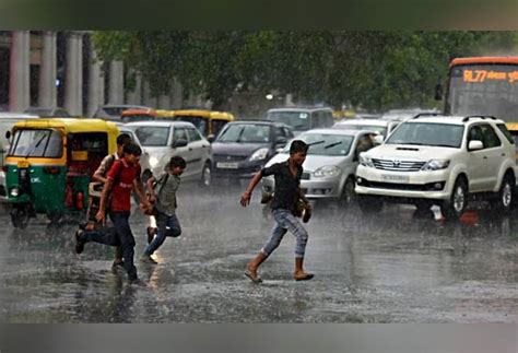 Delhi Rains Heavy Showers Bring Respite To Delhiites Imd Predicts