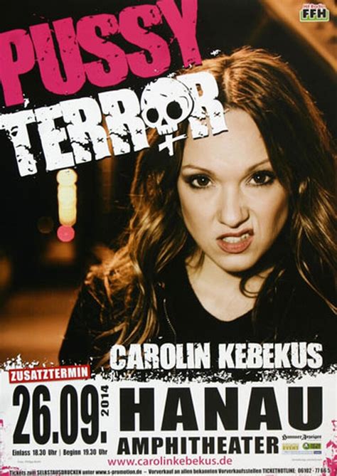Carolin Kebekus Pussy Terror Hanau 2014 Konzertplakat Us 2335