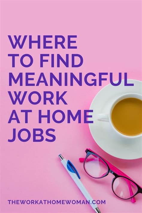 10 Meaningful Work At Home Jobs Helping People Work From Home Jobs