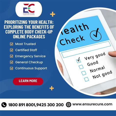 investing in your health 5 key benefits of full body health check ups by ensurecure jun