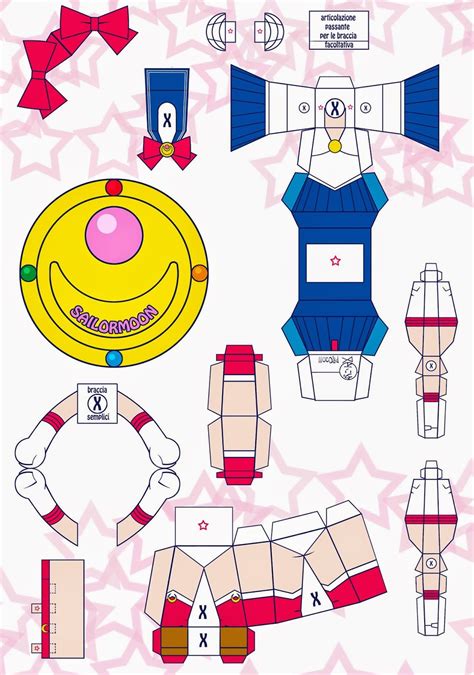 Ninjatoes Papercraft Weblog Dl Papercraft Sailor Moon