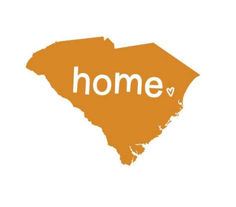 South Carolina Home State Decals Many Sizes And Colors Etsy