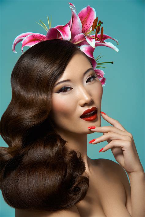Fang Asian Beauty Pinup 1 By Ashish Arora On Deviantart