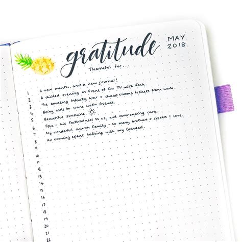 Amazing Bullet Journal Gratitude Logs Spreads To Use Bujo Babe