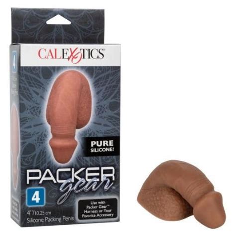 Packer Gear 4 Silicone Packing Penis Brown Sex Toys At Adult Empire