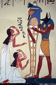 Egyptian Art Portraying Anubis Ancient Egyptian Artifacts Luxor Gods