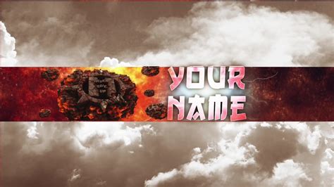Photoshop Galaxy Banner Template My Best Youtube