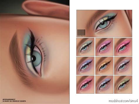 Basic Eyeshadow N237 Sims 4 Makeup Mod Modshost