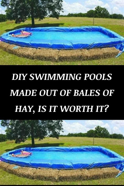 Diy Swimming Pool Lofts For Rent Harvest Fest Hay Bales Water