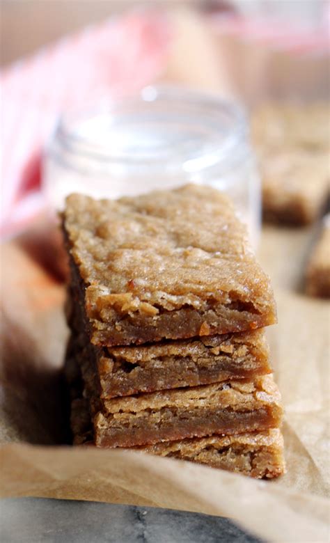 Salted Butterscotch Blondies Joanne Eats Well With Others