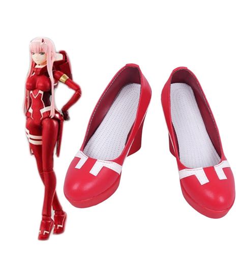 Darling In The Franxx Zero Two 002 High Heel Red Shoes Fashion Cosplay