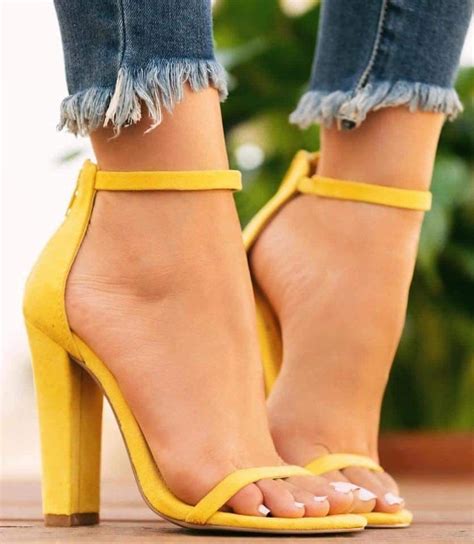 Yellow Heels 💛💛 Yellow Heels Heels Fashion Shoes