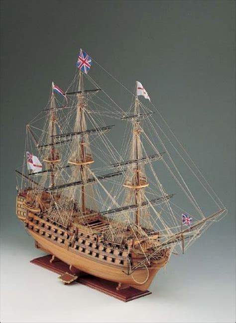 Hms Victory Model Ship Kitwooden Kitstatic Displaycorelkitmodel