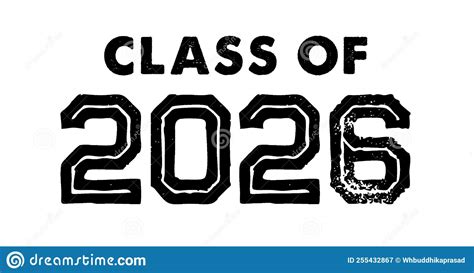 Class Of 2026 Vector T Shirt Design Class Graduate Stock Vector
