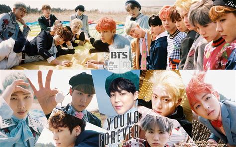 Bts Aesthetic Collage Laptop Wallpapers Top Free Bts Vrogue Co