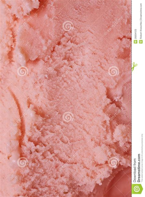 Fresh Raspberry Ice Cream From Stock Image Image Of