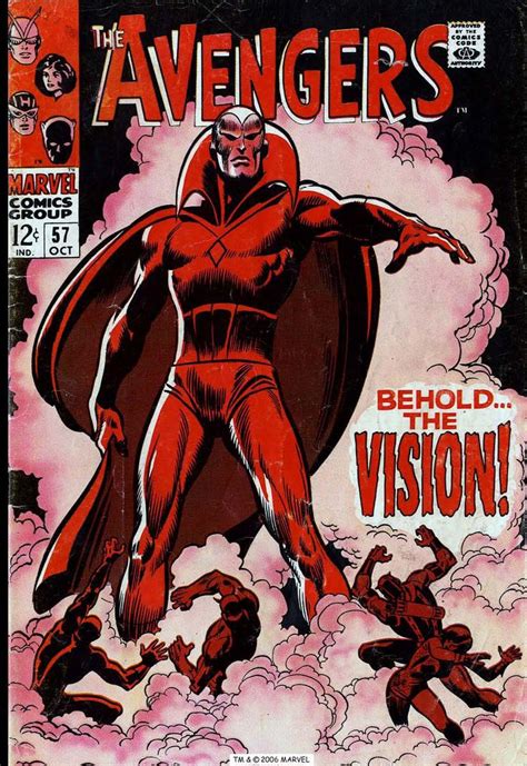 Vol 1 57 First Appearance Of The Vision Avengers Comics Vision