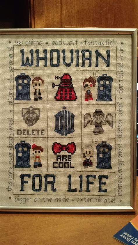 Doctor Who Cross Stitch Is Officially A Thing Cross Stitch Cross