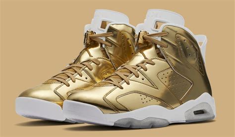 Golden Air Jordans