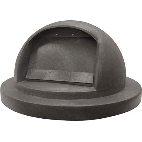 Continental 3230gy Huskee 32 Gallon Gray Round Heavy Duty Dome Top