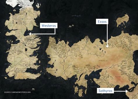House Of The Dragon Map Lets You Explore Westeros And Essos