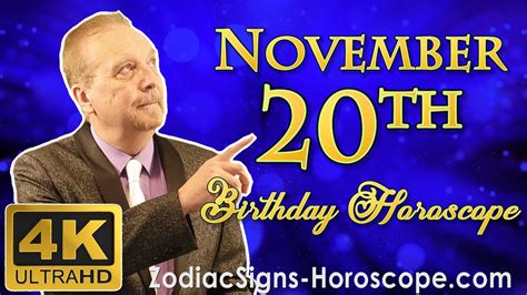 November 20 Zodiac Horoscope And Birthday Personality November 20th