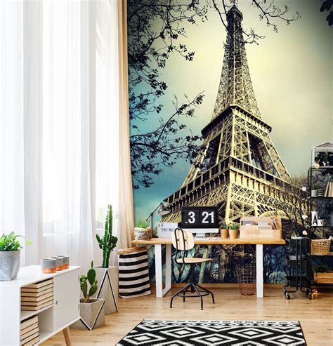 3d Eiffel Tower 103 Wall Murals Aj Wallpaper