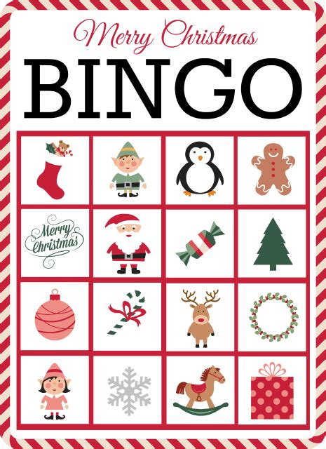 Free Printable Christmas Bingo Cards 1 75 Printable Blog