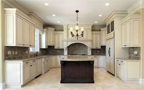 The possibilities are numerous the countertops can also be textures or simply ornate with beautiful quartz, tile, marble, or granite designs. 30 Antique White Kitchen Cabinets (Design Photos ...