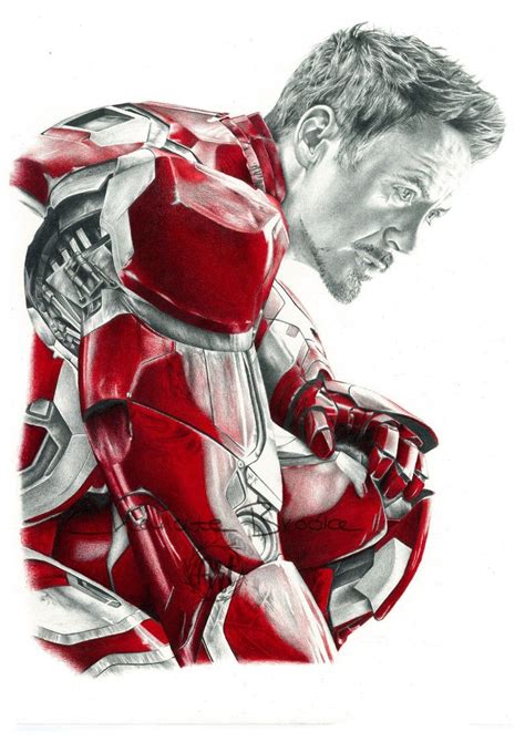 Iron Man Pencil Portrait Drawing Print Etsy In 2021 Pencil Portrait