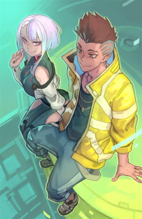 Lucy And David By Hiukelvin Lucy Edgerunners Character Cyberpunk