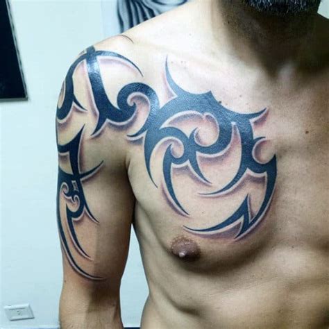 tribal chest tattoo designs 50 awesome 3d chest tattoo designs gravetics making a tattoo is