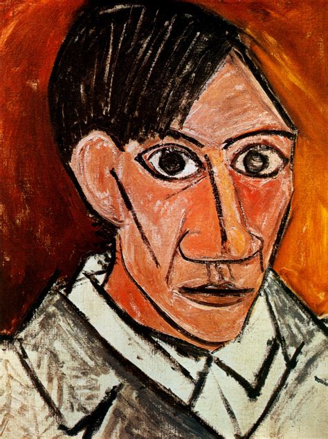 Autoportrait à La Mèche 1907 Pablo Picasso Biographie Peintre