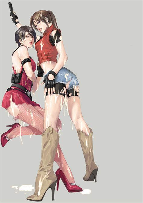 Ada Wong And Claire Redfield Resident Evil And More Drawn By Sww