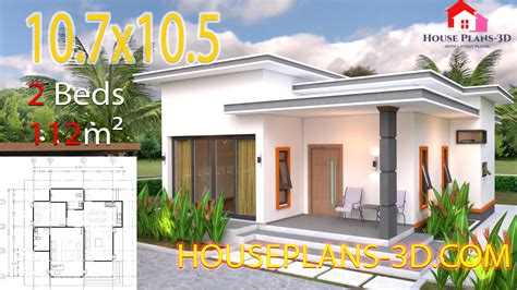 40 Amazing House Plan 2 Bedroom House Plan Flat Roof